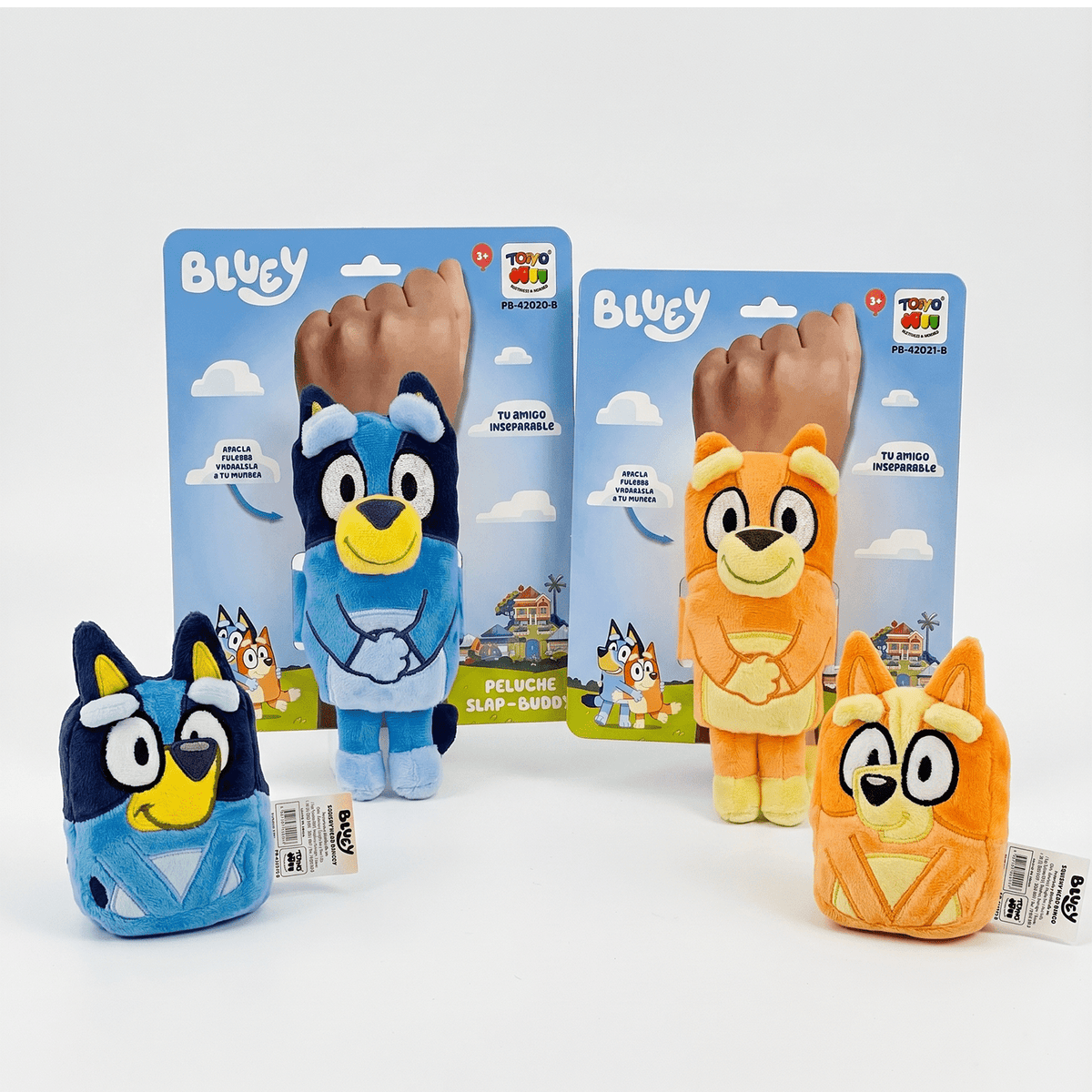 Pack Peluches Bluey y Bingo x4 Unidades - Toyng Chile