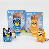 Pack Peluches Bluey y Bingo x4 Unidades - Toyng Chile