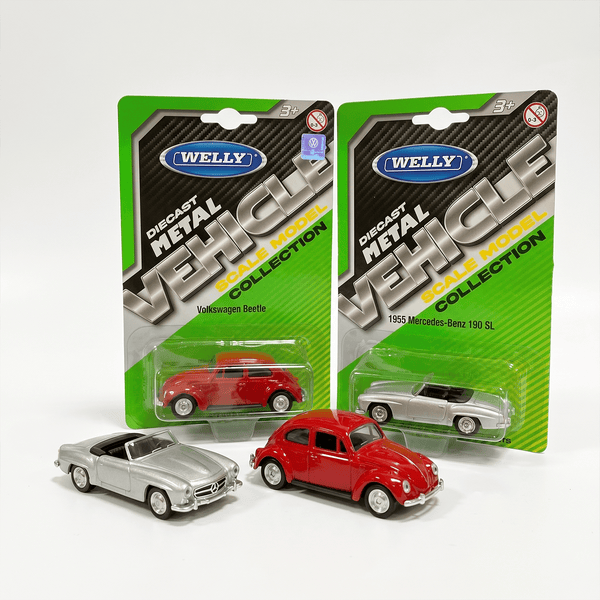 Pack x12 Autos Welly Clásicos Escala 1:60 - Toyng Chile