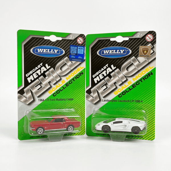 Pack x12 Autos Welly Deportivos Escala 1:60 - Toyng Chile