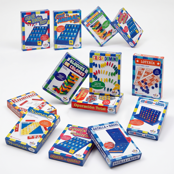 Pack x12 Juegos de Mesa Travel Game Toyng Surtidos - Toyng Chile