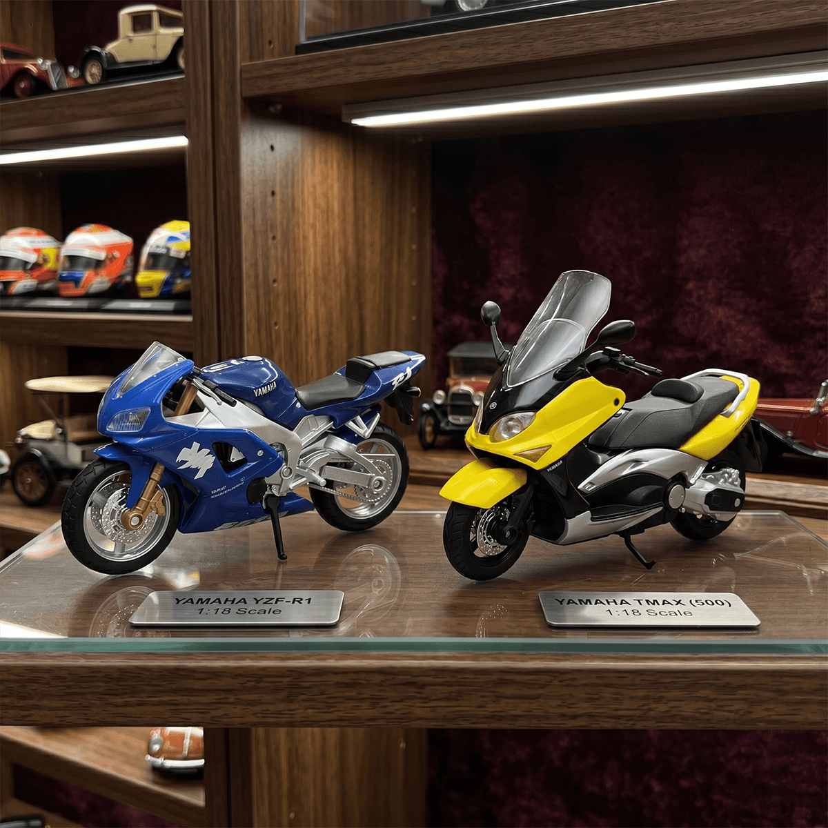 Pack x2 Motos Yamaha Welly Escala 1:18 - Toyng Chile
