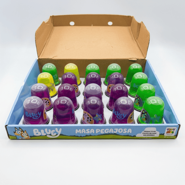 Pack x20 Masas Pegajosas Bluey Surtidas - Toyng Chile