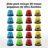 Pack x20 Masas Pegajosas Ultra Zombies Surtidas - Toyng Chile
