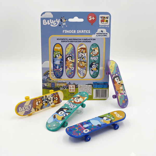 Pack x24 Blister Finger Skate Bluey Blister - Toyng Chile