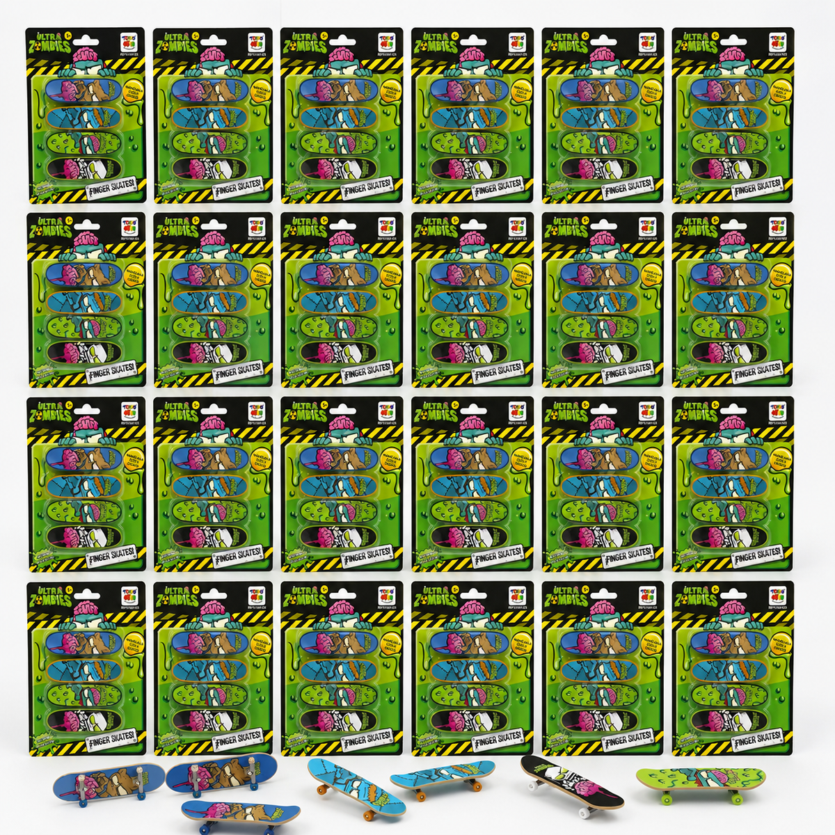 Pack x24 Blister Finger Skate Ultra Zombies - Toyng Chile