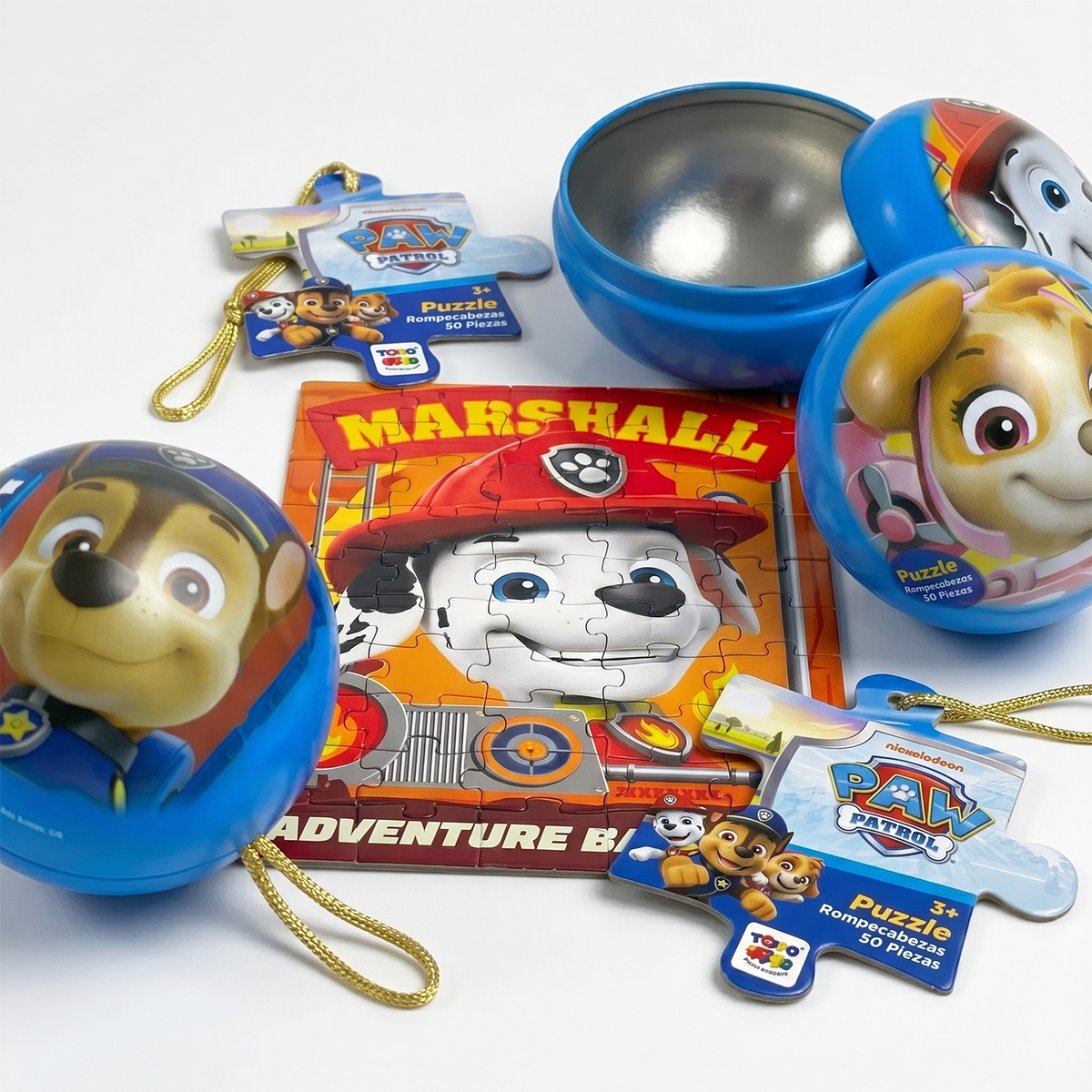 Pack x24 Puzzles Esfera 50 Piezas Paw Patrol - Toyng Chile