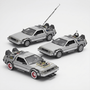 Pack x3 DeLorean Volver al Futuro Trilogía Welly 1:24 - Toyng Chile