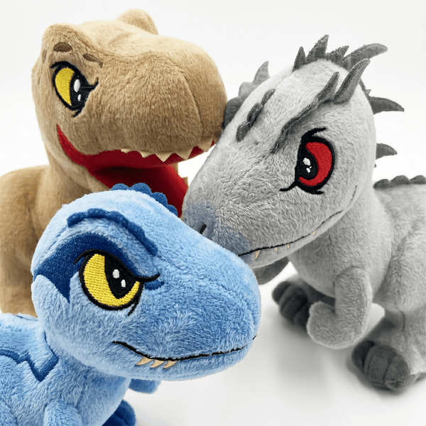 Pack x3 Peluches Jurassic World Colección Completa - Toyng Chile