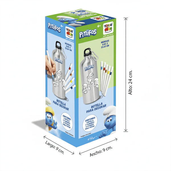 Pack x4 Botellas para Decorar Surtidas Personajes - Toyng Chile