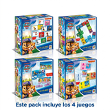 Pack x4 Juegos Educativos Paw Patrol Colección Completa - Toyng Chile