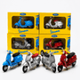 Pack x4 Motos Italianas Vespa Welly Escala 1:18 - Toyng Chile