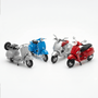Pack x4 Motos Vespa Welly Escala 1:18 - Toyng Chile