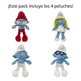 Pack x4 Peluches Pitufos Colección Completa - Toyng Chile