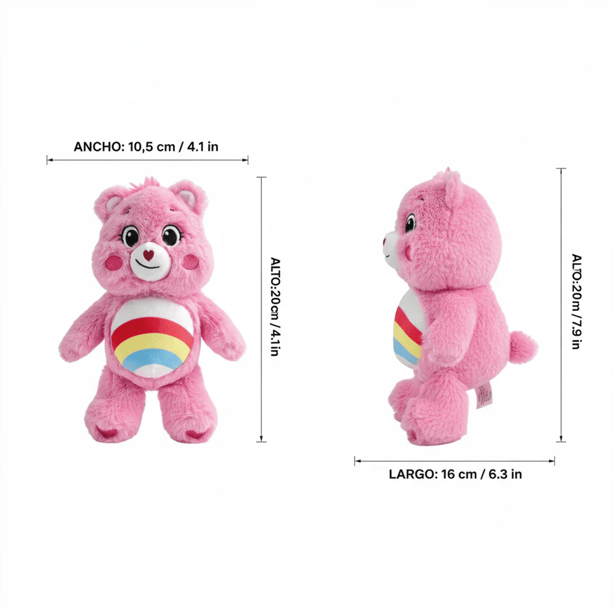 Pack x6 Peluches Cariñositos 20 cm Colección Completa - Toyng Chile