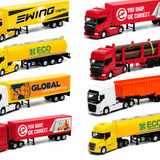 Pack x8 Camiones Welly Colección Completa Escala 1:64 - Toyng Chile