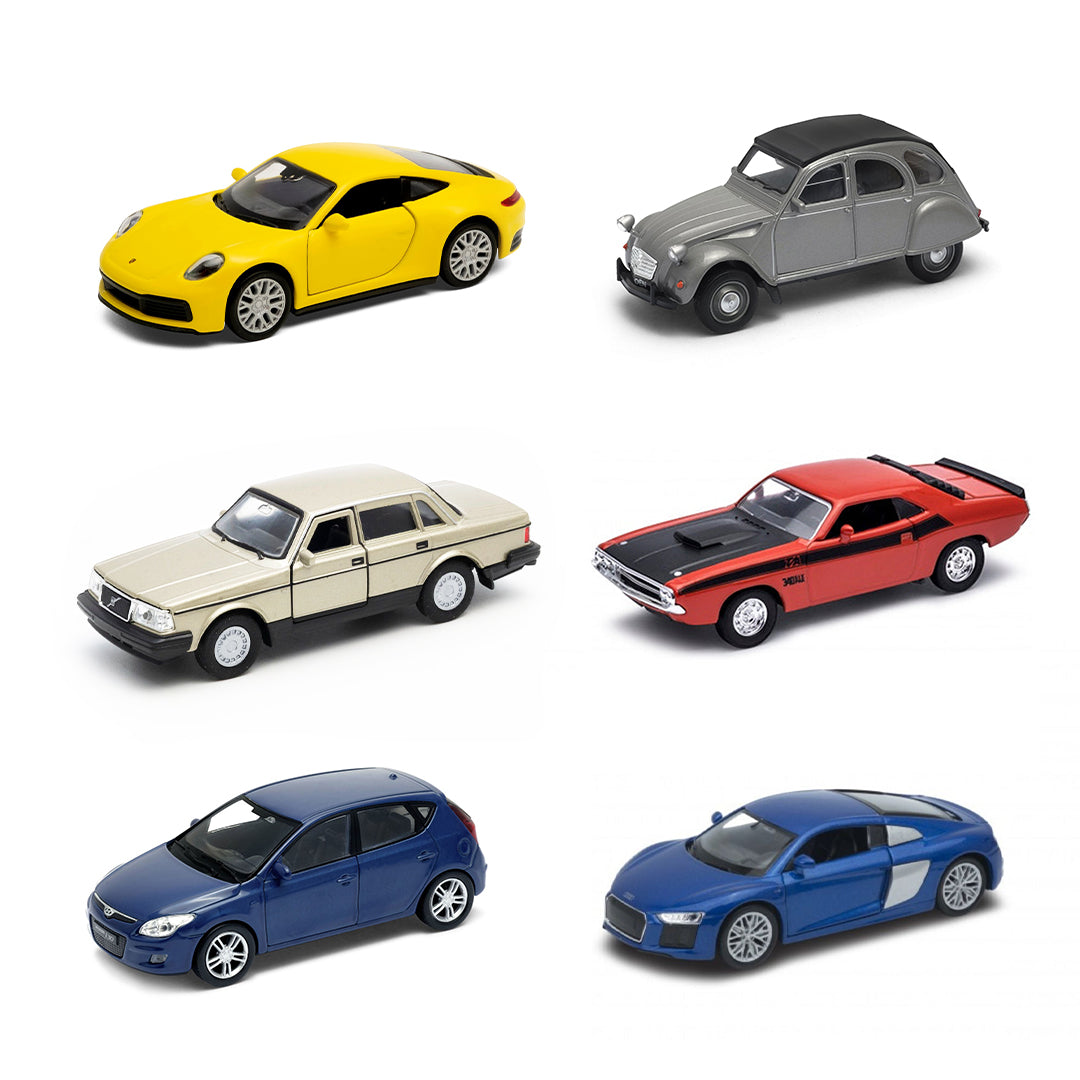 Mix Machine Pack – 6 Autos Welly 1:34–1:39 con 20% OFF