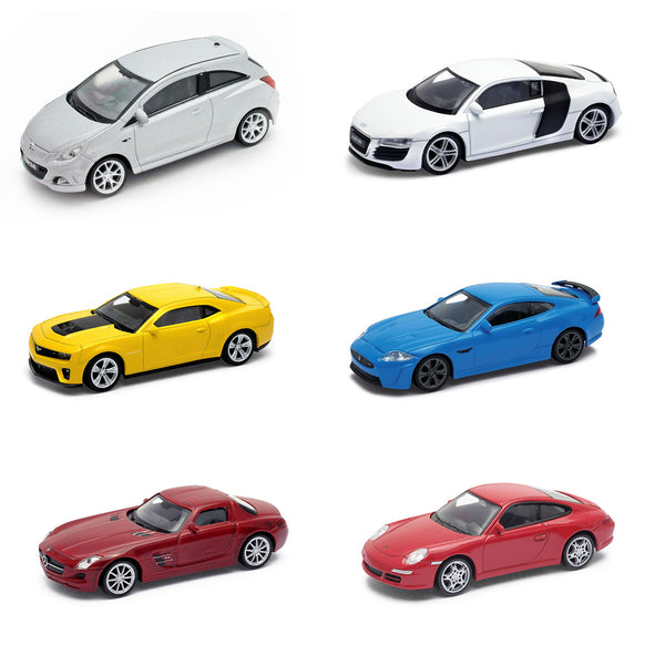 Pack de Autos Deportivos Welly 1:43 – ¡20% OFF Exclusivo!