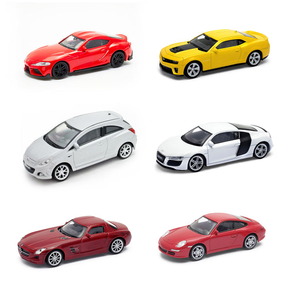 Power Performance Pack – 6 Autos Welly 1:43 ¡20% OFF Exclusivo!