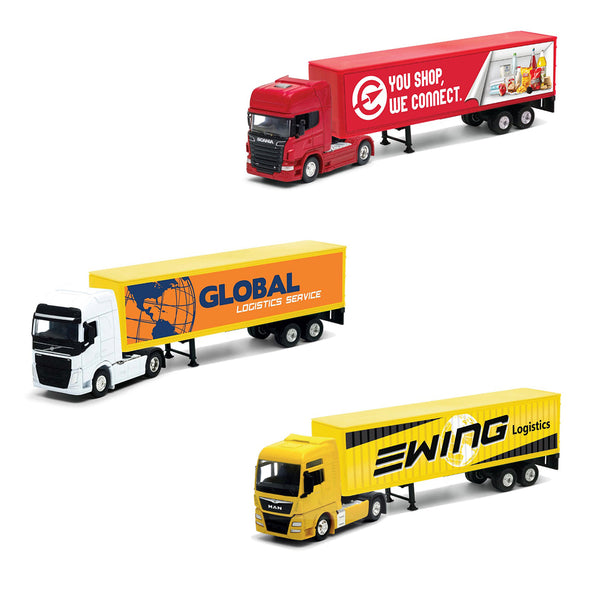 Heavy Duty Truck Collection – 3 Trucks Welly con 20% OFF