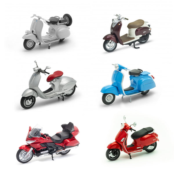 Retro & City Ride Pack – 6 Motos Welly con 20% OFF