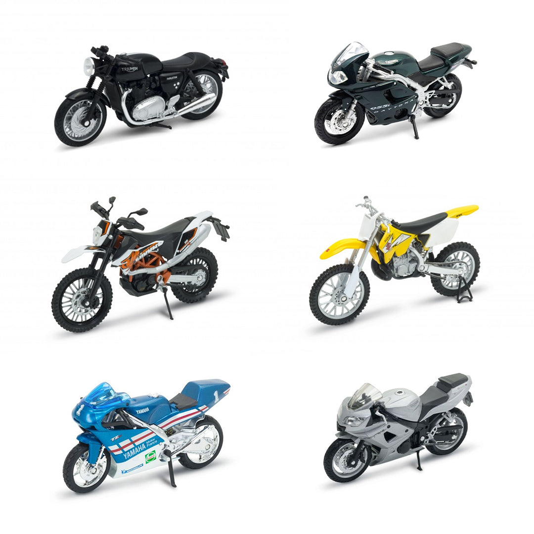 Speed & Heritage Pack – 6 Motos Welly con 20% OFF