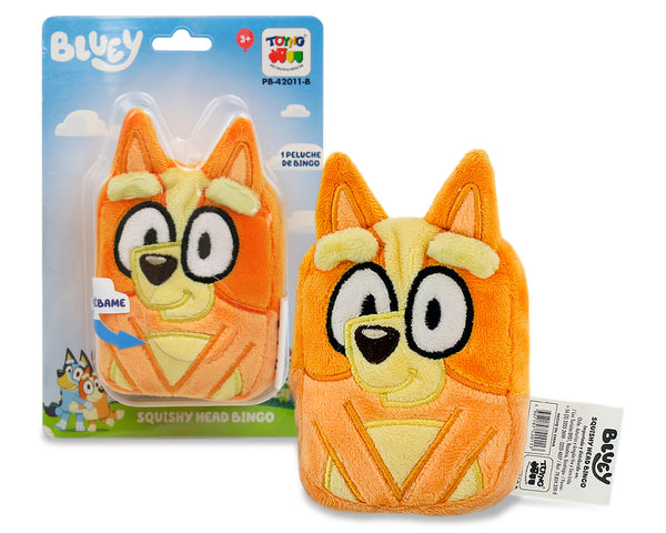 Peluche Squishy Head Bingo - Bluey