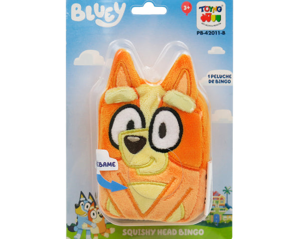 Peluche Squishy Head Bingo - Bluey