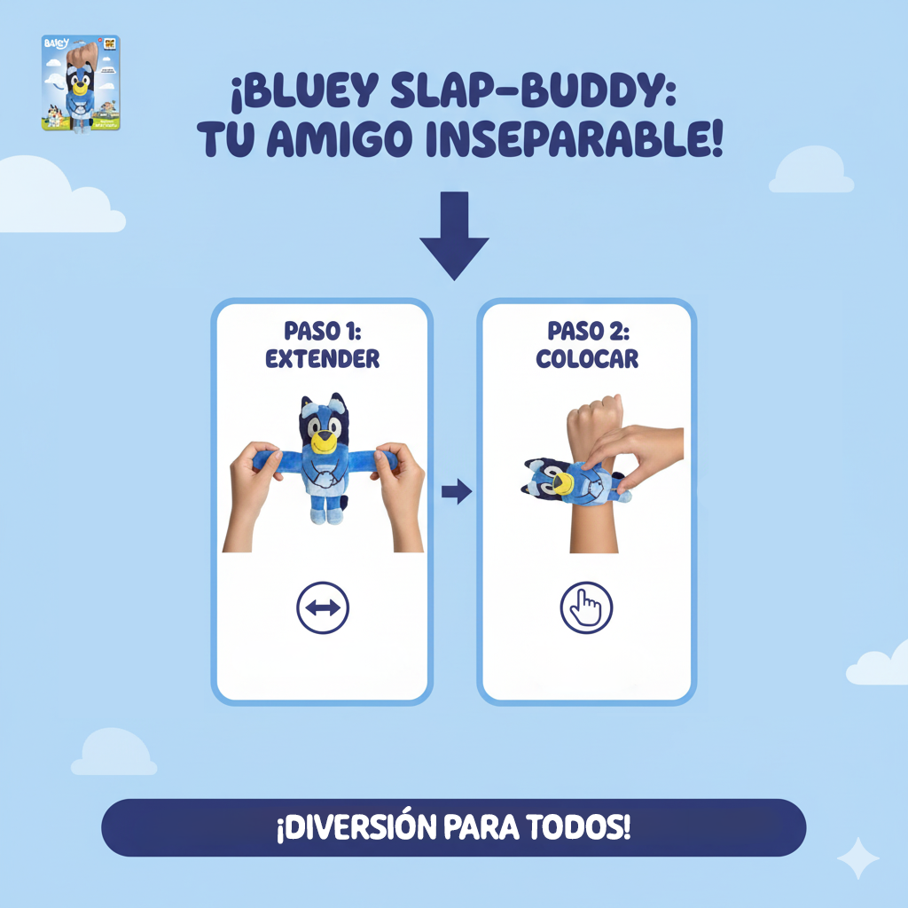 Peluche Slap-Buddy  Bluey - Bluey