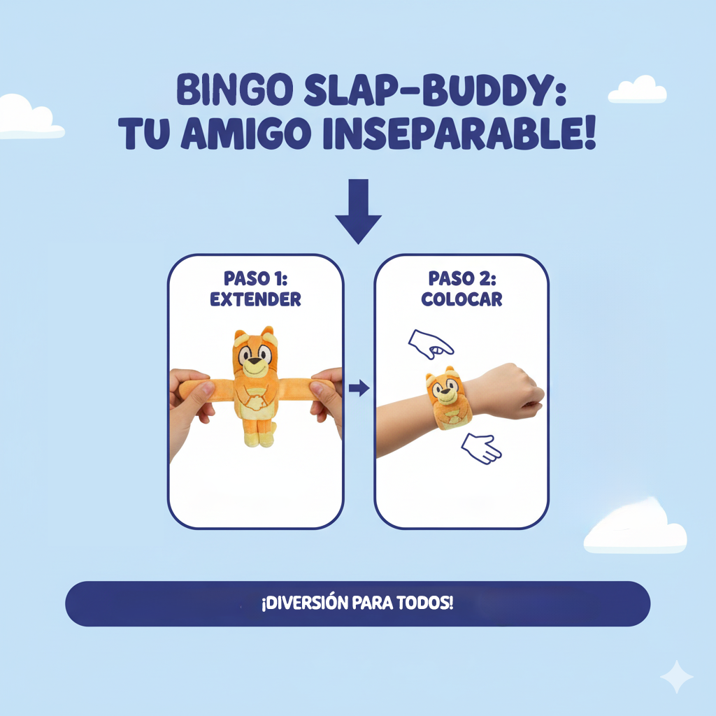 Peluche Slap-Buddy Bingo - Bluey