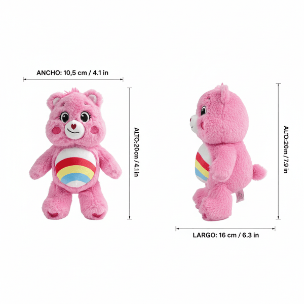 Peluche Alegrosita Rosado 20 Cm - Ositos Cariñositos - Toyng Chile