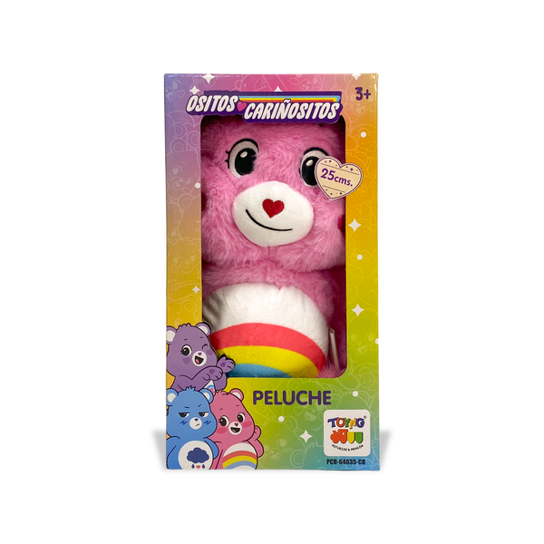 Peluche Alegrosita Rosado 25 Cm en Caja - Ositos Cariñositos - Toyng Chile