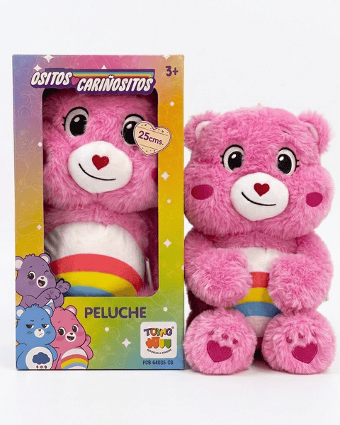 Peluche Alegrosita Rosado 25 Cm en Caja - Ositos Cariñositos - Toyng Chile
