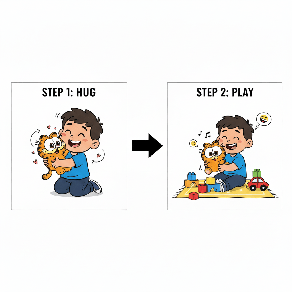 Peluche Baby Garfield 25 cm - Garfield - Toyng Chile