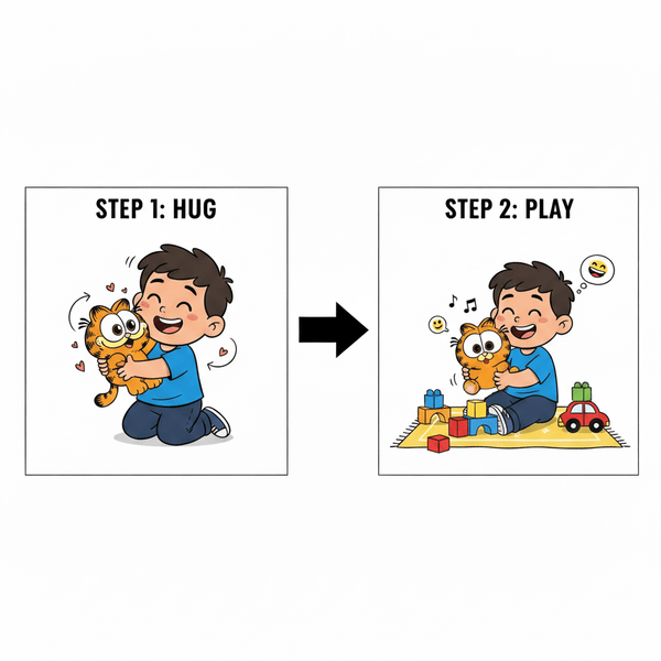 Peluche Baby Garfield 25 cm - Garfield - Toyng Chile