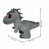 Peluche Dinosaurio Gris - Jurassic - Toyng Chile