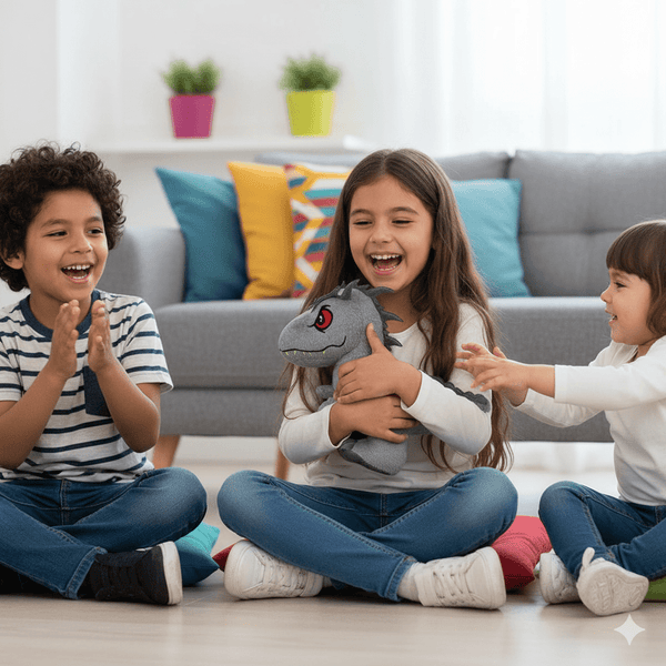 Peluche Dinosaurio Gris - Jurassic - Toyng Chile