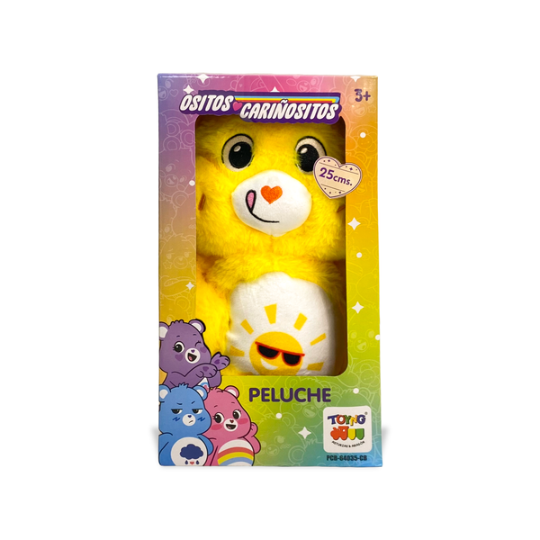 Peluche Divertosito Amarillo 25Cm en Caja - Ositos Cariñositos - Toyng Chile