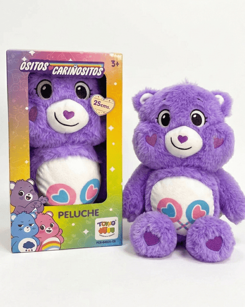 Peluche Generosita Morado 25 Cm en Caja - Ositos Cariñositos - Toyng Chile