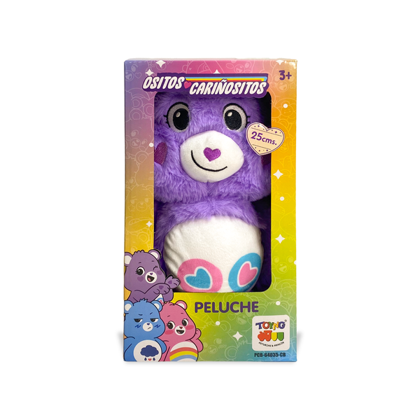 Peluche Generosita Morado 25 Cm en Caja - Ositos Cariñositos - Toyng Chile
