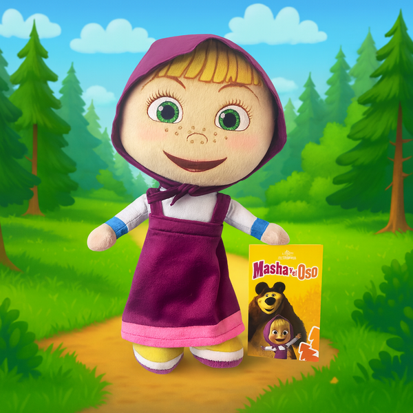 Peluche Masha - Masha y el Oso - Toyng Chile