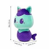 Peluche Mercat Gatito Sirena 25 cm - Gabby’s Dollhouse - Toyng Chile