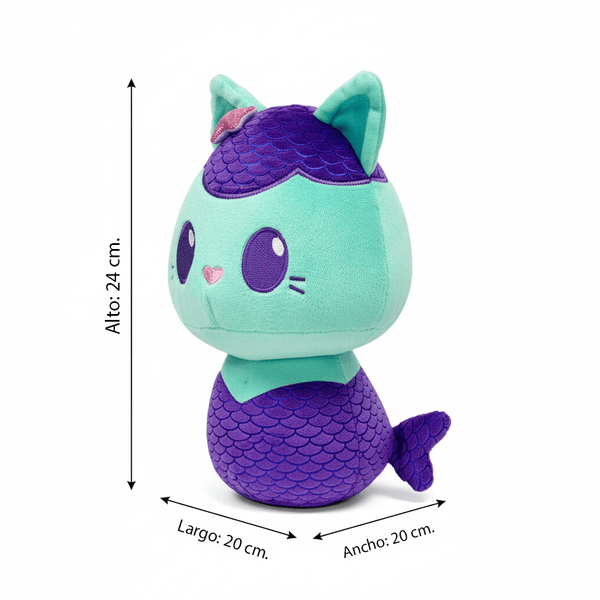 Peluche Mercat Gatito Sirena 25 cm - Gabby’s Dollhouse - Toyng Chile