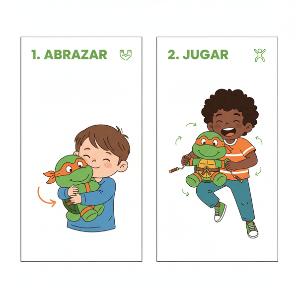 Peluche Miguel Angel - Tortugas Ninjas - Toyng Chile