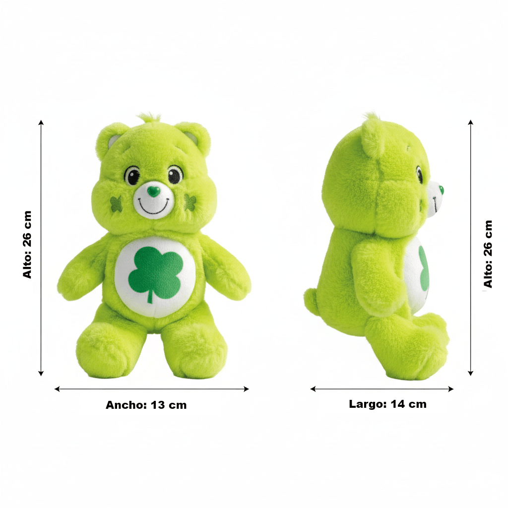 Peluche Revoltosito Verde 25 Cm en Caja - Ositos Cariñositos - Toyng Chile