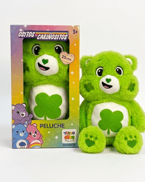 Peluche Revoltosito Verde 25 Cm en Caja - Ositos Cariñositos - Toyng Chile