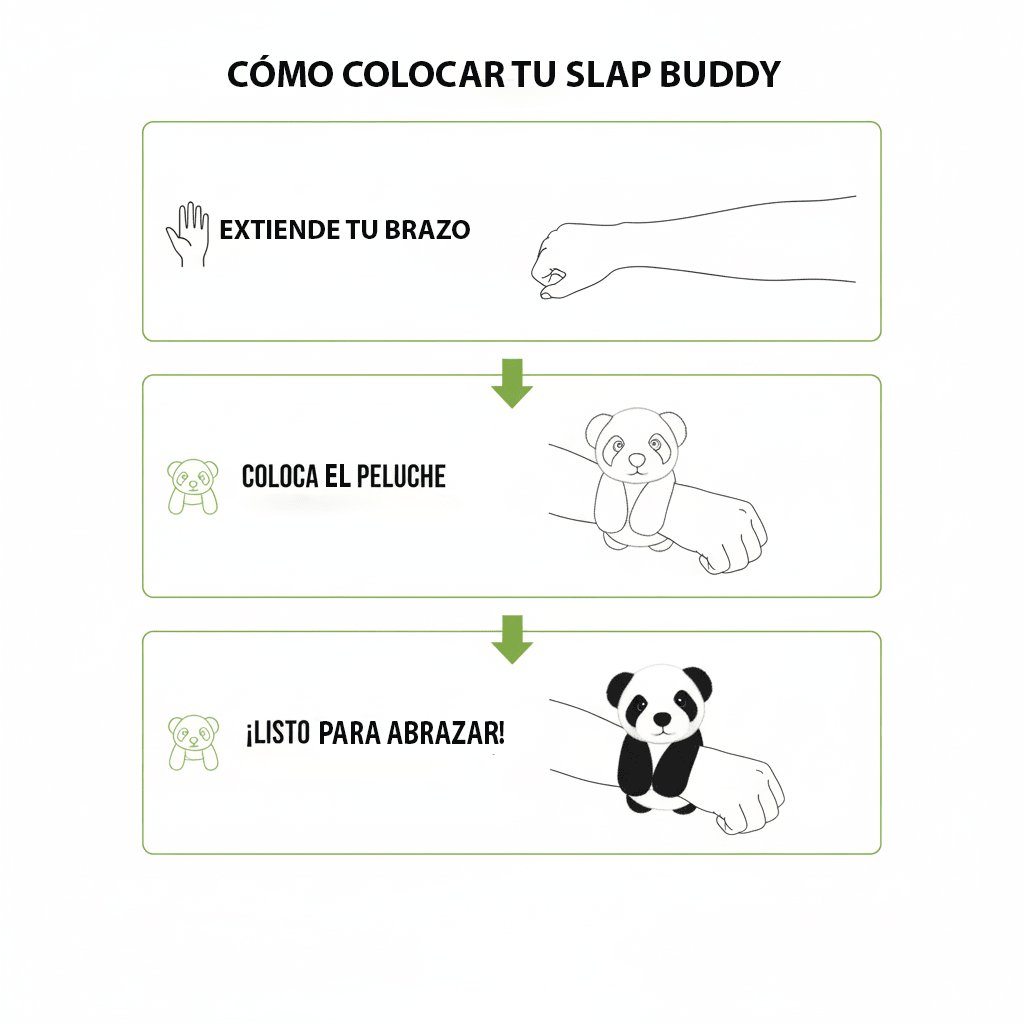Peluche Slap - Buddy 20 cm Oso Panda - Toyng - Toyng Chile