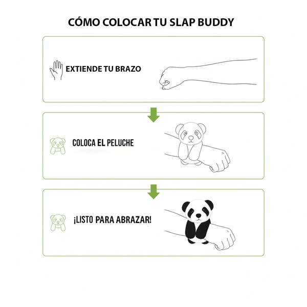 Peluche Slap - Buddy 20 cm Oso Panda - Toyng - Toyng Chile