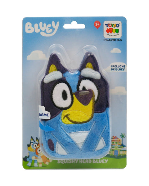 Peluche Squishy Head Bluey - Bluey - Toyng Chile