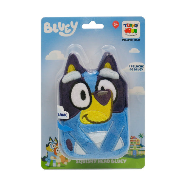 Peluche Squishy Head Bluey - Bluey - Toyng Chile